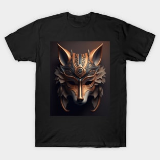 kitsune Japanese Mask v1 T-Shirt